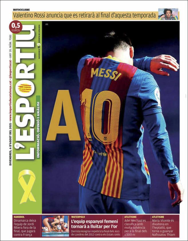 Las portadas del viernes 6 de agosto